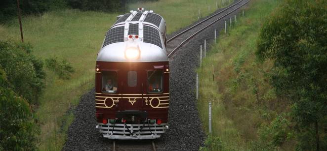 No momento, você está visualizando Primeiro trem elétrico solar é inaugurado na Austrália