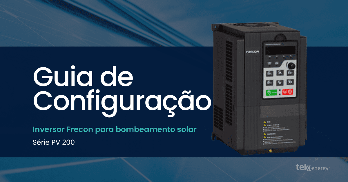 No momento, você está visualizando Guia de configuração do Inversor Frecon para bombeamento solar – Série PV 200