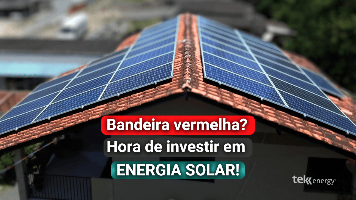 No momento, você está visualizando Energia solar: Economia aumenta com bandeira vermelha